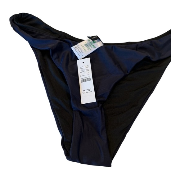 J. Crew Blues Bundle Curved-Waist Cheeky Bikini Bottom  High-Cut Leg Medium NEW - Picture 13 of 16